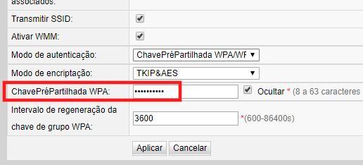 chave wifi