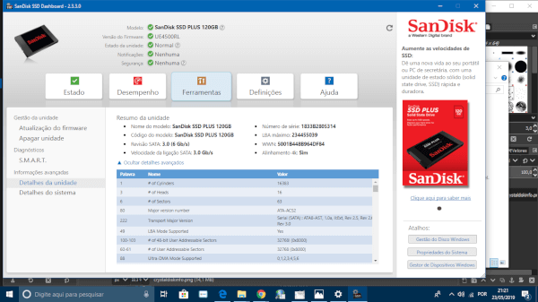 sandisk dashboard