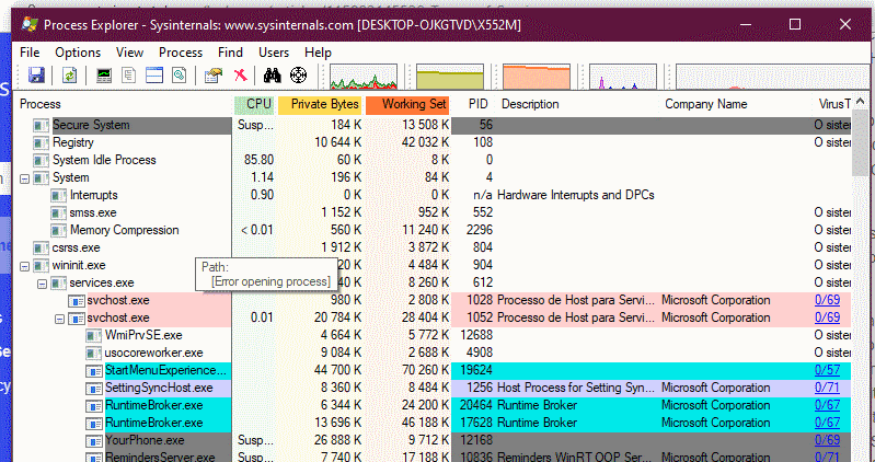 process explorer