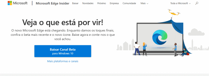 Como configurar o novo Edge Chromium e desativar o antigo?