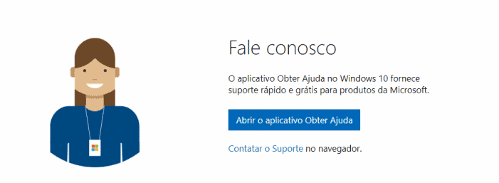 falar com Microsoft