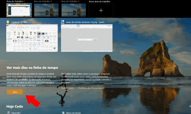 Experimente a Timeline do Windows 10, e seja mais produtivo