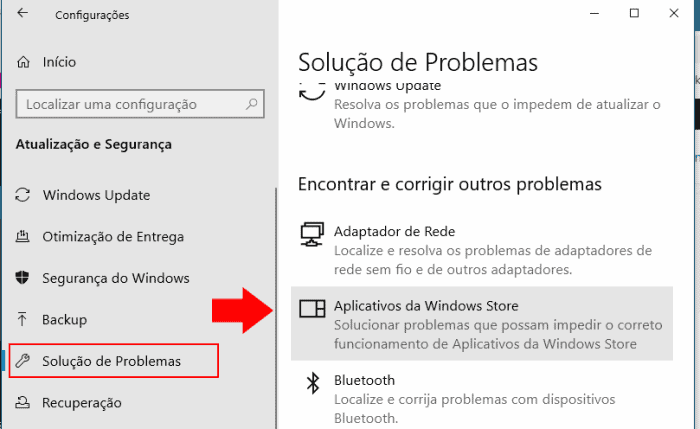 Erro 0x80070520 ao baixar apps do Windows Store