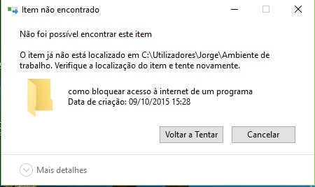 Corrigir “Item não encontrado” – Não foi possível encontrar este item [Resolvido]