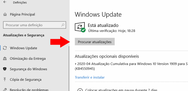 atualizar o windows