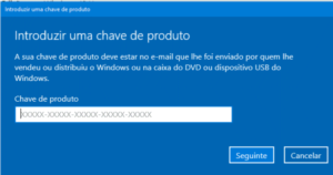 ativacao windows 10 home