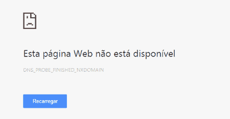 Como resolver o erro DNS_PROBE_FINISHED_NXDOMAIN