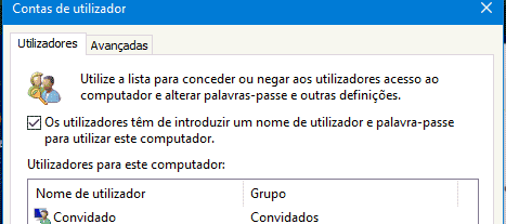 remover senha do windows