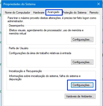 Escolher o sistema operacional ao iniciar o Windows 10