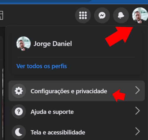 configurações de privacidade do facebook