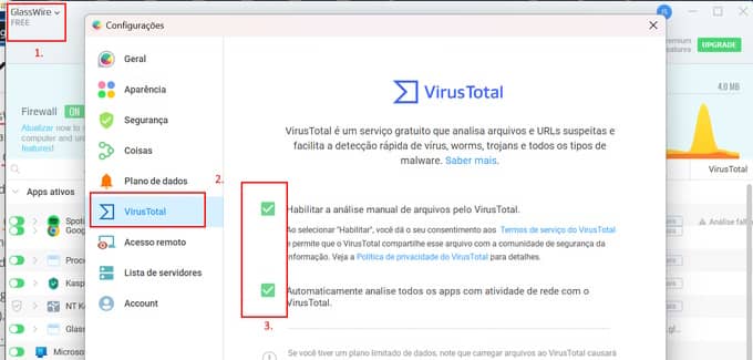 virustotal glasswire