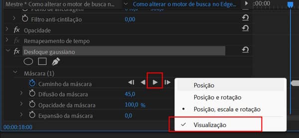 desfocar um rosto em movimento no adobe premiere